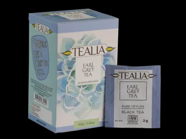 Tealia regular range -  Earl Grey Tea 2g x 20