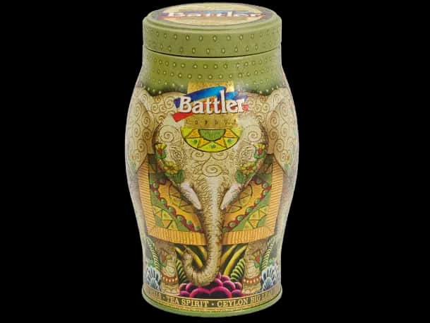Battler - Tin Caddy-GREEN HILLS-CEYLON GREEN TEA - GP1