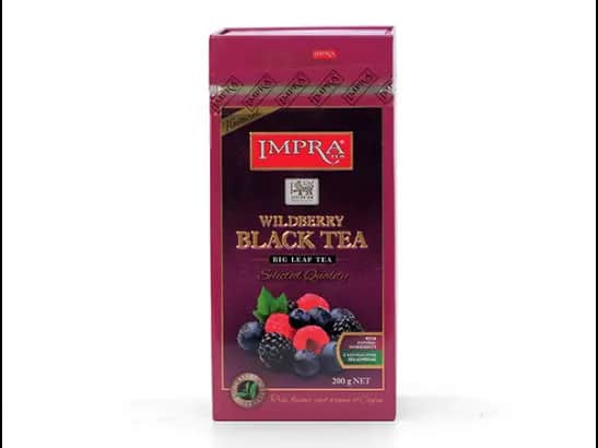 Impra Wildberry Black Tea OP (Big Leaf) 200g - WILDBERRY 200G BIG LEAF MEATAL CADDY