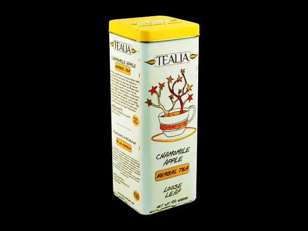 Tealia - Loose Tea in Tin  CHAMOMILE APPLE -100g