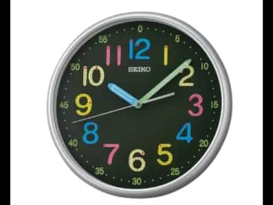 Seiko Wall Clock Model - Xqa793 Multi Color Analog Clock