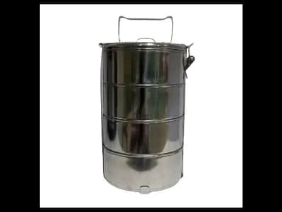 STAINLESS STEEL TIFFEN CARRIER - Easy to Carry and Portable Dishwasher Safe. Hygienic.