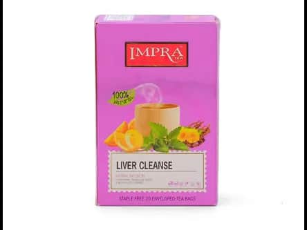 Impra Herbal Liver Cleanse 1.3g X 20 Impra Herbal Infusions (20 Paper Enveloped Single Chamber Tea Bags)