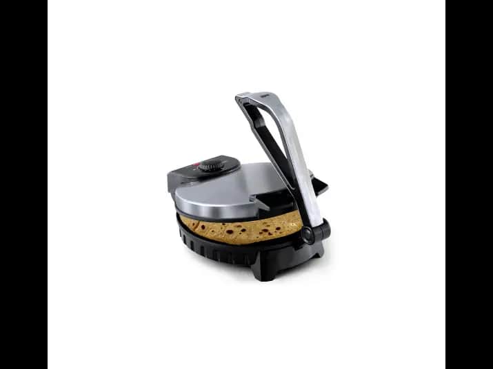 GEEPAS CHAPPATHI MAKER MODEL 6125 - POWER ON WITH READY LIGHT INDICATIOR