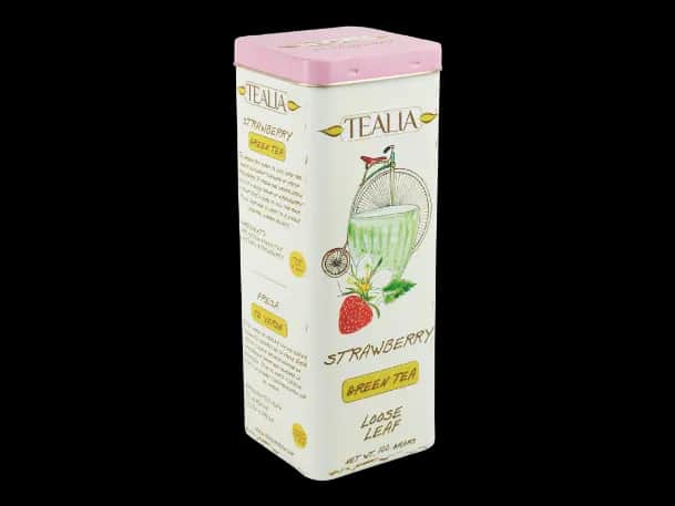 Tealia - Loose Tea in Tin STRAWBERRY - 100g