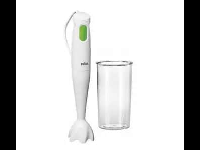 BRAUN HAND BLENDER MQ100 Ultra-hard Stainless Steel Blades, 600 Milliliters