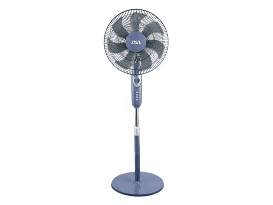 Sisil Pedestal Fan SL-SF1607, 3 Speeds, 65W with 1 year warranty
