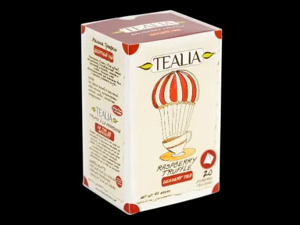 Tealia - Pyramid Tea bags RASPBERRY TRUFFLES （2g x 20）