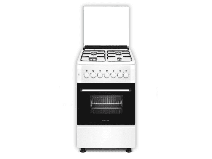 Singer Freestanding Oven With 4 Gas Burners 56L, Gas- GCB8401F-N with 1 YEAR WARRANTY