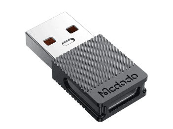 Mcdodo USB 2.0 to Type-C Converter Adapter - Data transmission & Super Fast Charge, with 6 Months Warranty