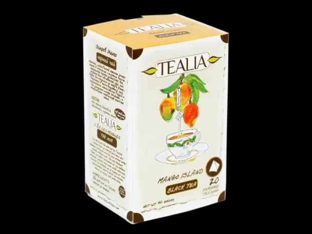 Tealia - Pyramid Tea bags MANGO ISLAND(2g x 20)