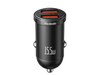 Mcdodo 15.5W Dual USB Ports Car Charger – CC-2950 – 6 Months Warranty