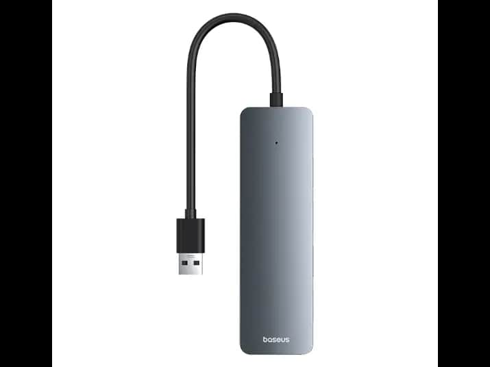 Baseus UltraJoy Series 4-Port HUB Lite 15cm Space Grey（USBA to USB3.0*4）- B0005280B811-00
