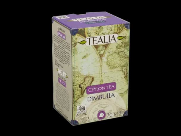 Tealia - Pyramid Tea bags -DIMBULLA 20 x 2g