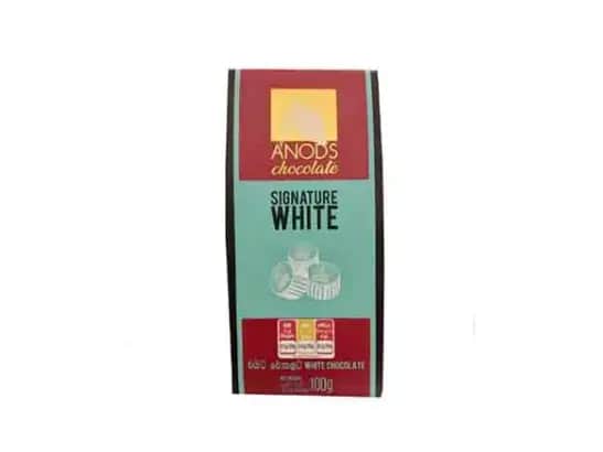 Anods Signature White Chocolate - 100.00 g