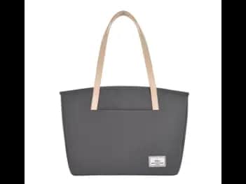 WIWU 16 Inch Ora Tote Women Bag For Laptops – Gray - Water-resistant material