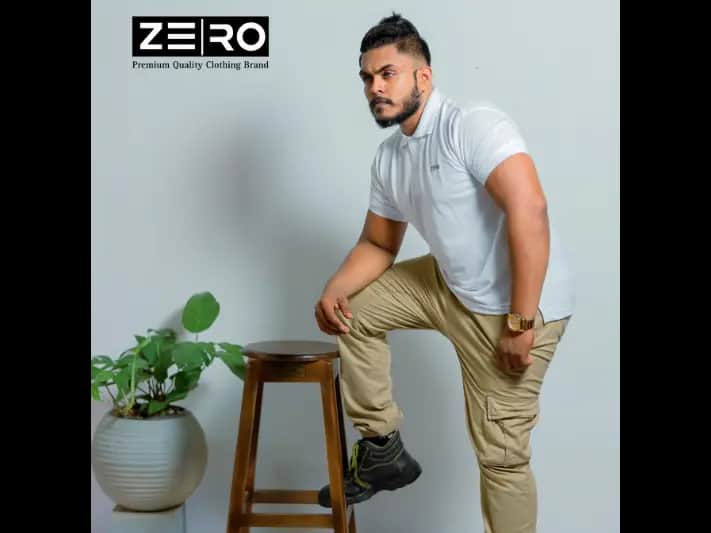 Men's Slim Fit Collar Polo T-Shirts - White