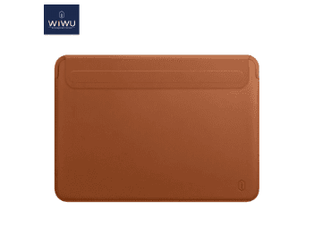 WIWU 13 Inch Skin Pro II Leather Sleeve Brown for MacBook air 13 inches