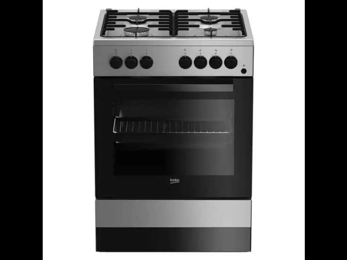Beko Freestanding Oven With 4 Gas Burners 67L - B-FSST62111DX with 1 YEAR WARRANTY