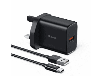 Mcdodo 22.5W USB Port Charging Adapter + Type-C Cable - With 6 Months Warranty