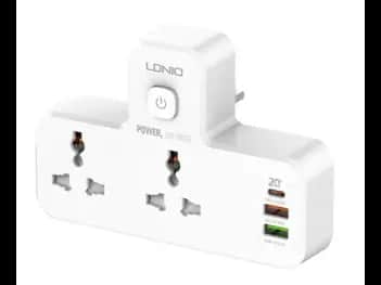 LDNIO SC2311 20W 3-Port USB Charger Extension Power Strip - With 6 Months Warranty