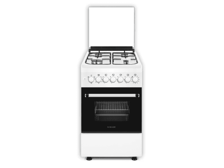 Singer Freestanding Oven With 4 Gas Burners 56L, Electric - GCB8402F-N with 1 YEAR WARRANTY