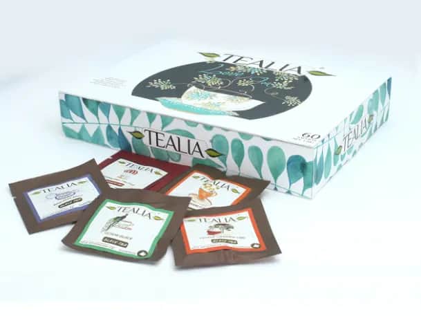 TEALIA - 6 VARIETY BLACK TEA GIFT BOX ( 2g x 6 X 8 EPTB)