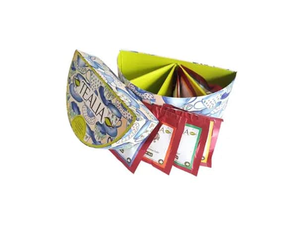 TEALIA - 4 VARIETY BLACK TEA GIFT HALF ROUND BOX ( 4 X 10 EPTB)