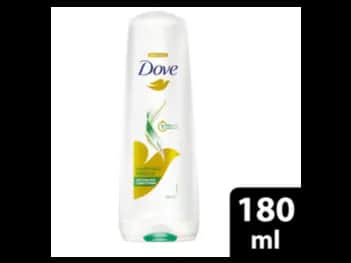 Dove Hair Fall Rescue Conditioner 180ml - With the goodness of sunflower oil and nourishing ingredients, this conditioner gently detangles hair