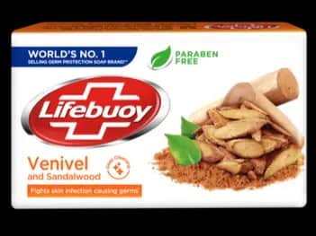 Lifebuoy Venivel and Sandalwood Body Soap 100g - Lifebuoy is the world’s number one selling germ protection soap brand