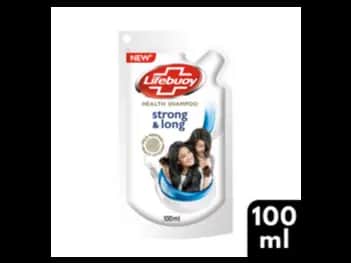 Lifebuoy Strong & Long Health Shampoo Pouch 100ml - formulated with a winning combination of milk protein and multi-vitamins
