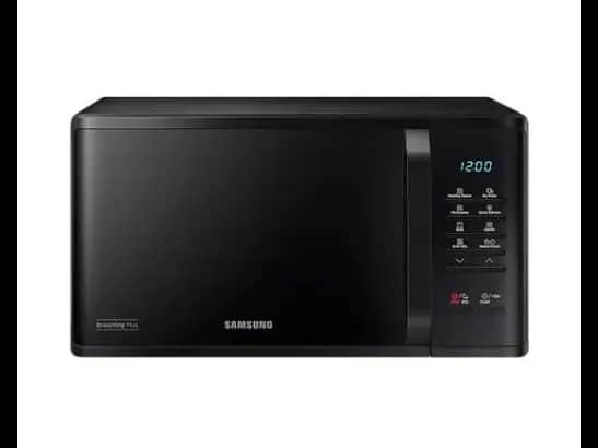 Samsung Grill Microwave Oven 23 L (MG23K3513GK/SM) - Auto Cook , Healthy Steam , Ceramic Enamel Cavity , 1200 watts with 1 Year Warranty