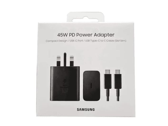 ORIGINAL Samsung 45W PD Power Adapter with USB Type-C to C Cable