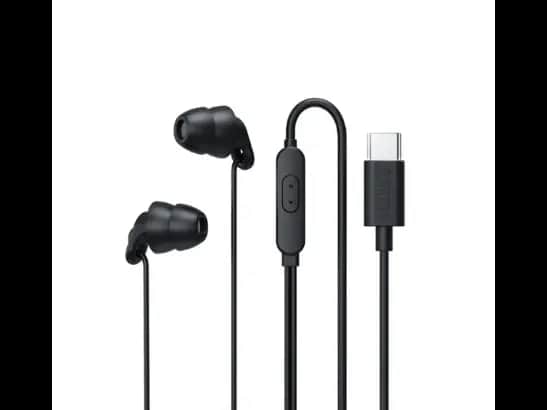 Remax RM-518A Type-C Earphone - 1200 mm Cable Length with Black ,Blue ,White and Green colours