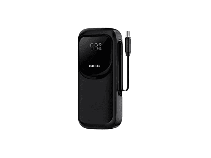 Recci RPB-P47 22.5Wx2 10000mAh Power Bank Built in Type-C Cable - Black with 6 months Warranty