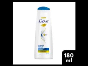 Dove Intense Repair Shampoo 180ml - Visible repair and hair nourishment with every wash. Ideal For Men & Women