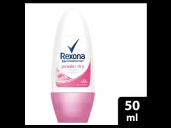 Rexona Powder Dry Roll on Deodorant 50ml - Wake up. Roll-on. Stay fresh