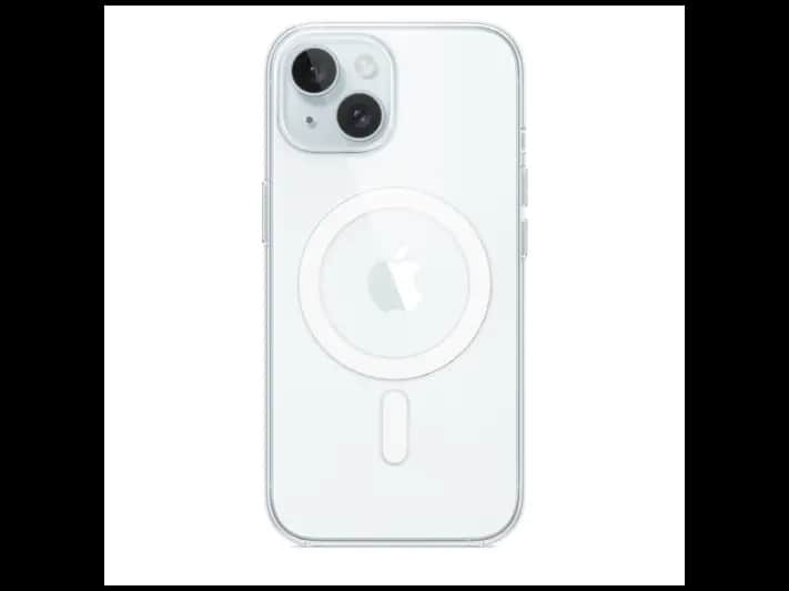 iPhone 15 Clear Case with MagSafe - Transparent with luxury style