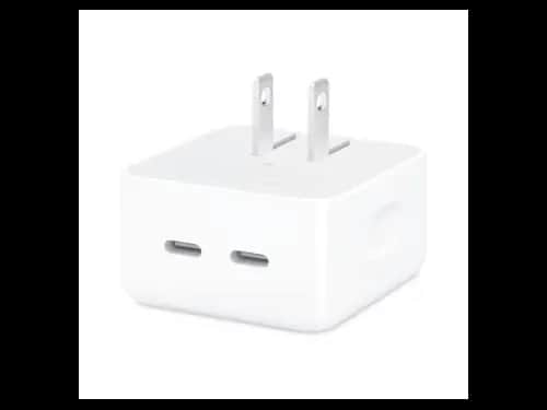 Apple 35W Dual USB-C Port Compact Power Adapter