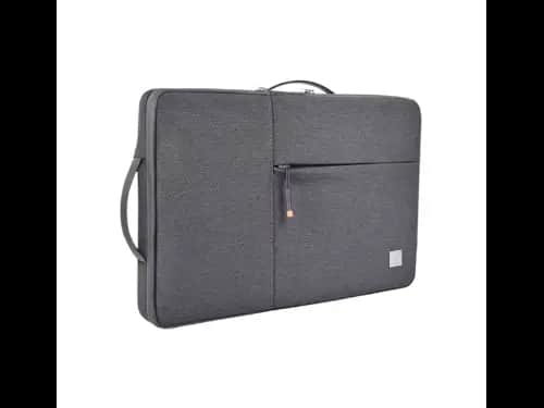 WiWU Alpha Double Layer Sleeve 15.4 - SBS water resistance zipper , 2 compartment zipper design , Water-resistant material