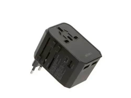 Wiwu UA-304 45W Universal Plug Adapter 4 in 1 - Universal Adapter , Fast charging mode , Number of outputs: 5 with 6 Month Warranty