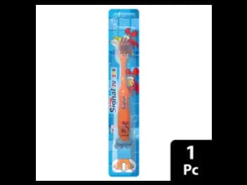 Signal Junior Toothbrush - Small brush head which allows a thorough cleaning of hard to reach areas.