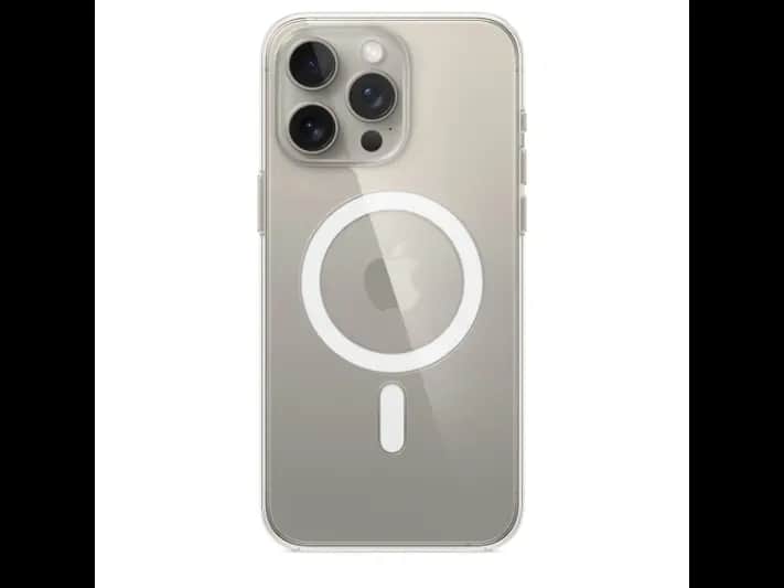 iPhone 15 Pro Max Clear Case with MagSafe - Transparent with luxury style