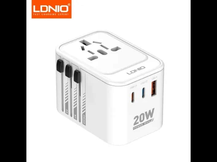 LDNIO Z9 20W GaN Travel Adapter- 3 Month Warranty