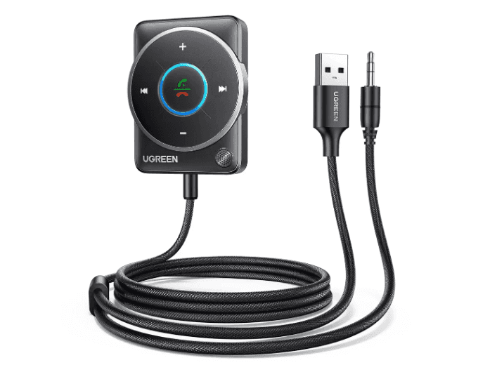 UGREEN 35002 Aux Bluetooth 5.4 Receiver Adapter For Car Noise Cancellation