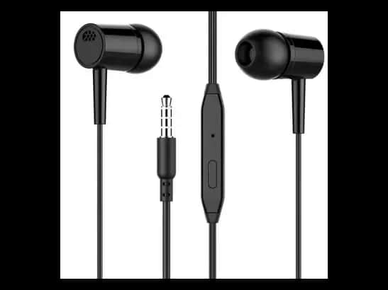 In Ear Stereo Sports Headset BT 4.1 Deep Bass Wired Metal Earphones 3.5 mm With Microphone