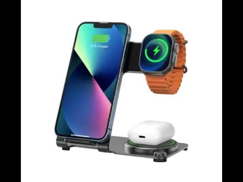 WiWU Wi-W005 Power Air 3 in 1 15W Wireless Charger - 6 Month Warranty