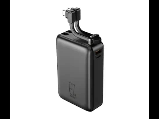 Wiwu Wi-P012 67W 20000 Tank Power Bank - Color:Black , Battery:20000mAh , Power: 67w Fast Charging with 6 Month Warranty