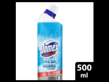 Domex Fresh Guard Ocean Fresh Toilet Cleaner 500ml - Kills malodor causing germs and Keeps the toilet fresh for 3 days due to its Anti-Stick technology