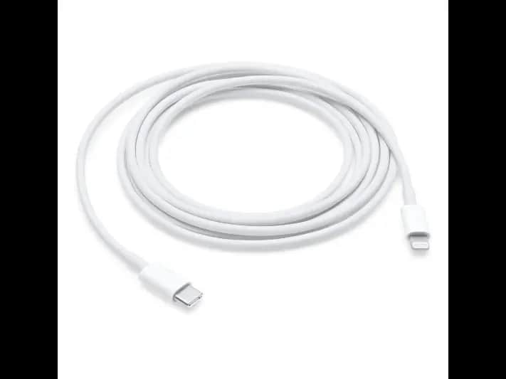 USB-C to Lightning Cable (1 m) - white with 1 year Warranty